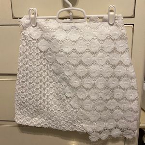 Lace overlay skirt